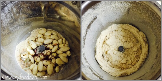 Homemade almond powder for babies, toddlers and kids - step 4