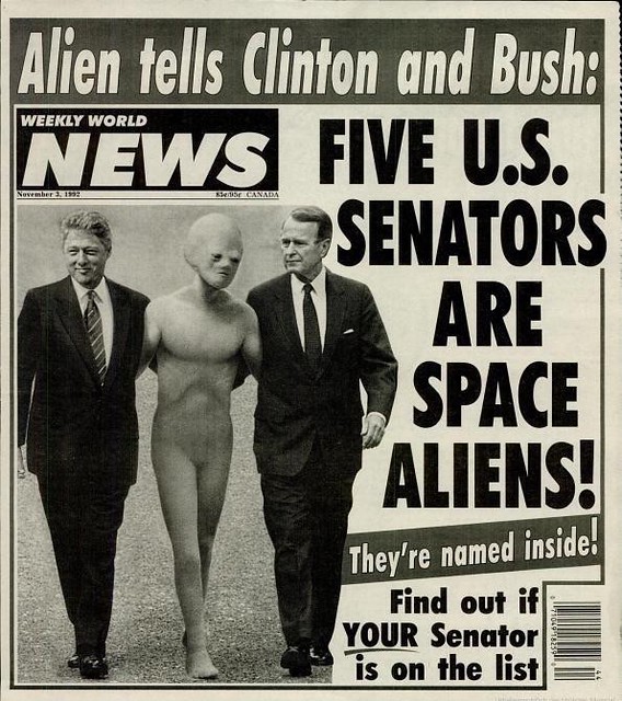 Five U S Senators Are Space Aliens