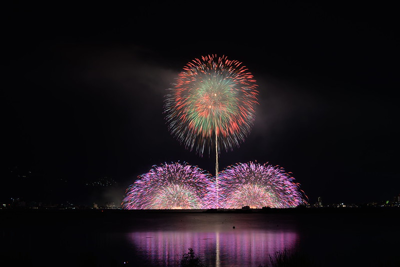 夏の長野旅行 諏訪湖花火大会 2015年8月15日