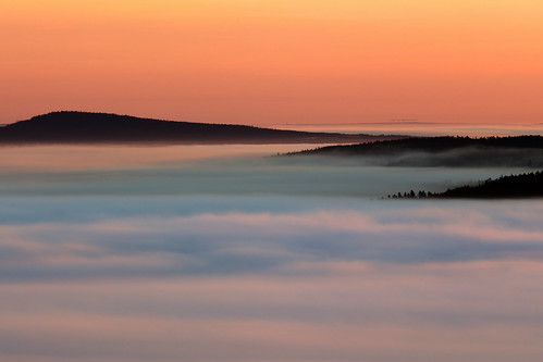 morning summer sky cloud sun mist fog sunrise landscape sweden outdoor lapland serene nordic scandinavia northern tornedalen torneälv ylitornio luppio canoneos6d tornionlaakso ainiovaara