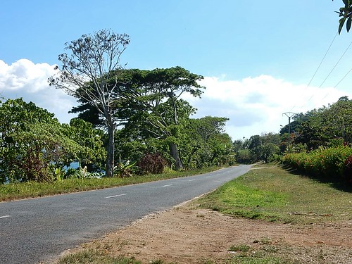 road coast asphalt espiritusanto luganville