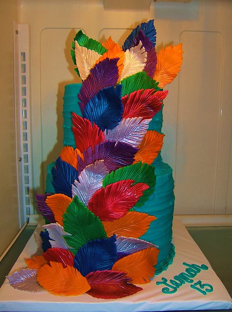 Feathers Cake by Deb Fay McCullen