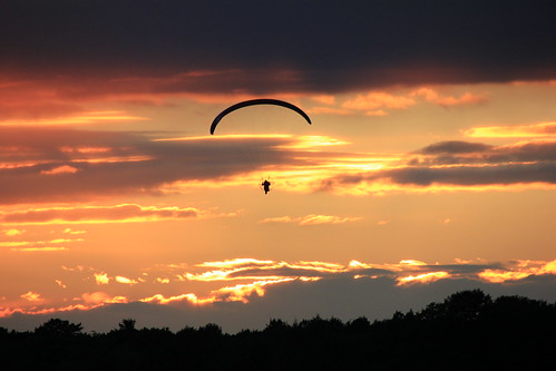 sunset paragliding paralotniarstwo zachódsłońca tarnowskiegóry