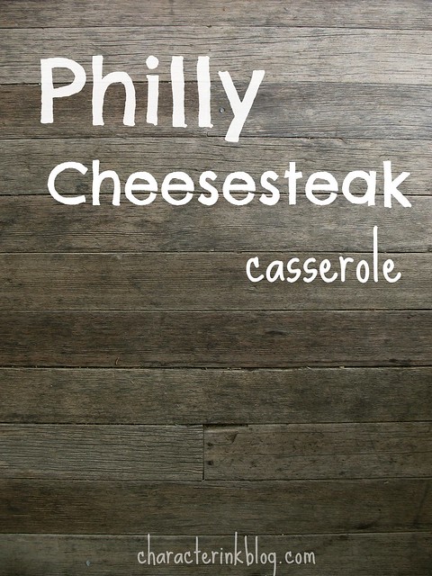 Philly Cheesesteak Casserole