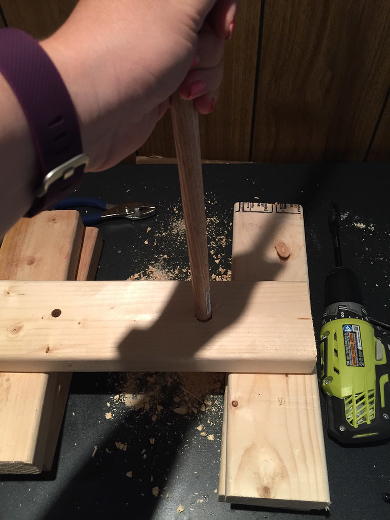 Dowels in holes