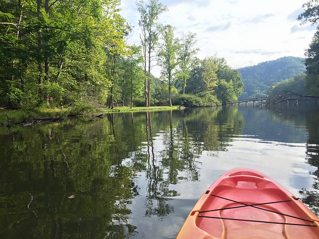 Kayaking offers a new perspective of Hungry Mother State Park, Virginia