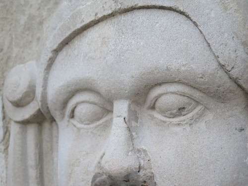 texture sguardo pietra bianco viso scultura superficie grana