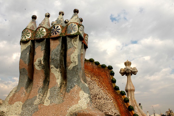 Casa Batlló chimeneas