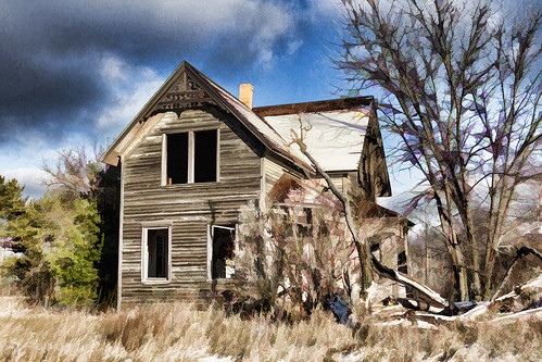 november wisconsin farmhouse rural photoshop canon painting midwest decay topaz simplify 2015 crivitz eost5