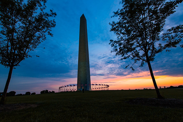 Wash Monument at Sunset