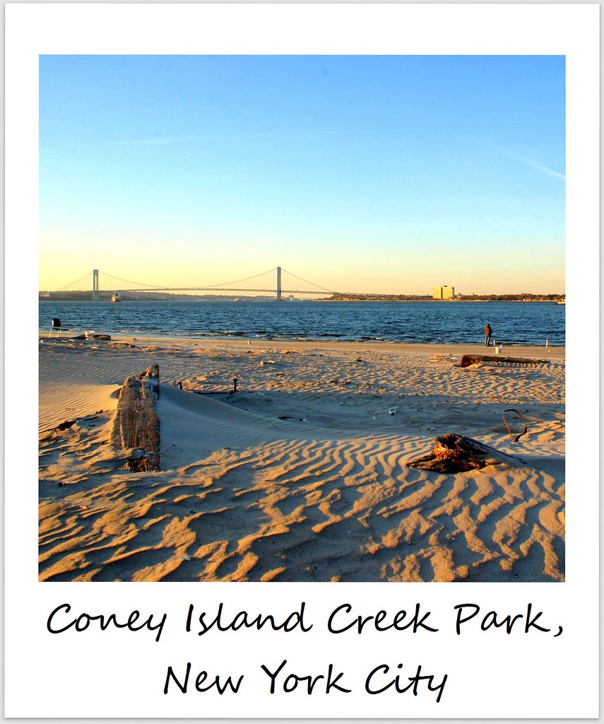 polaroid of the week usa new york city coney island creek park