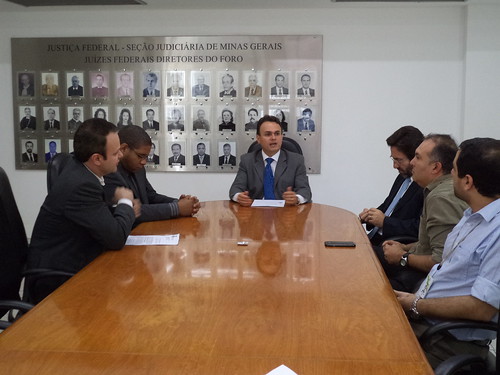 05-02-2015: Reun ião com o diretor de Foro da SJMG, juiz federal Miguel Ângelo de Alvarenga Lopes