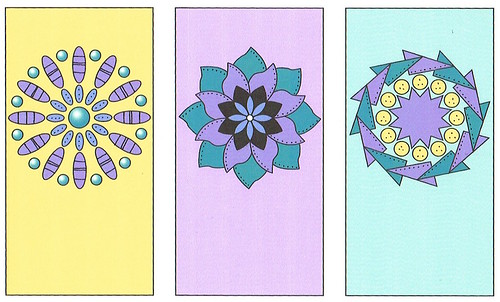 Mandala bookmarks