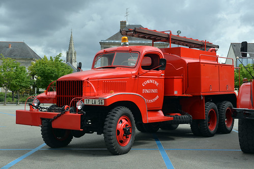 camion truck pompiers morbihan bretagne rouge red 2016 pontivy