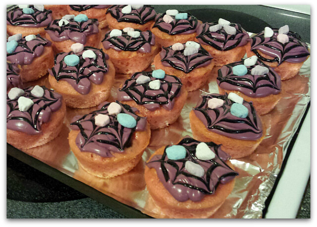 Frankenberry Halloween Cupcakes (Crazy for Desserts)