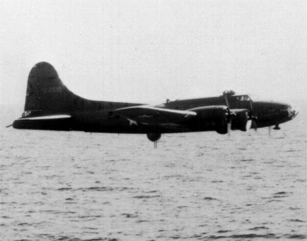 B-17 The Reckless Mountain Boys in Flight