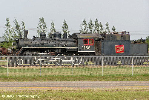 steamlocomotive 460 tenwheeler canadiannationalrailway 1158 classg16a westerndevelopmentmuseum saskatchewan canada