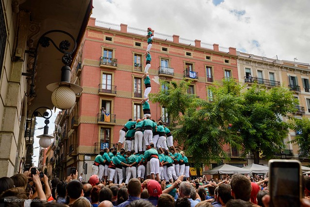 Barcelona - Castells Fiestas de Gr�cia 2015