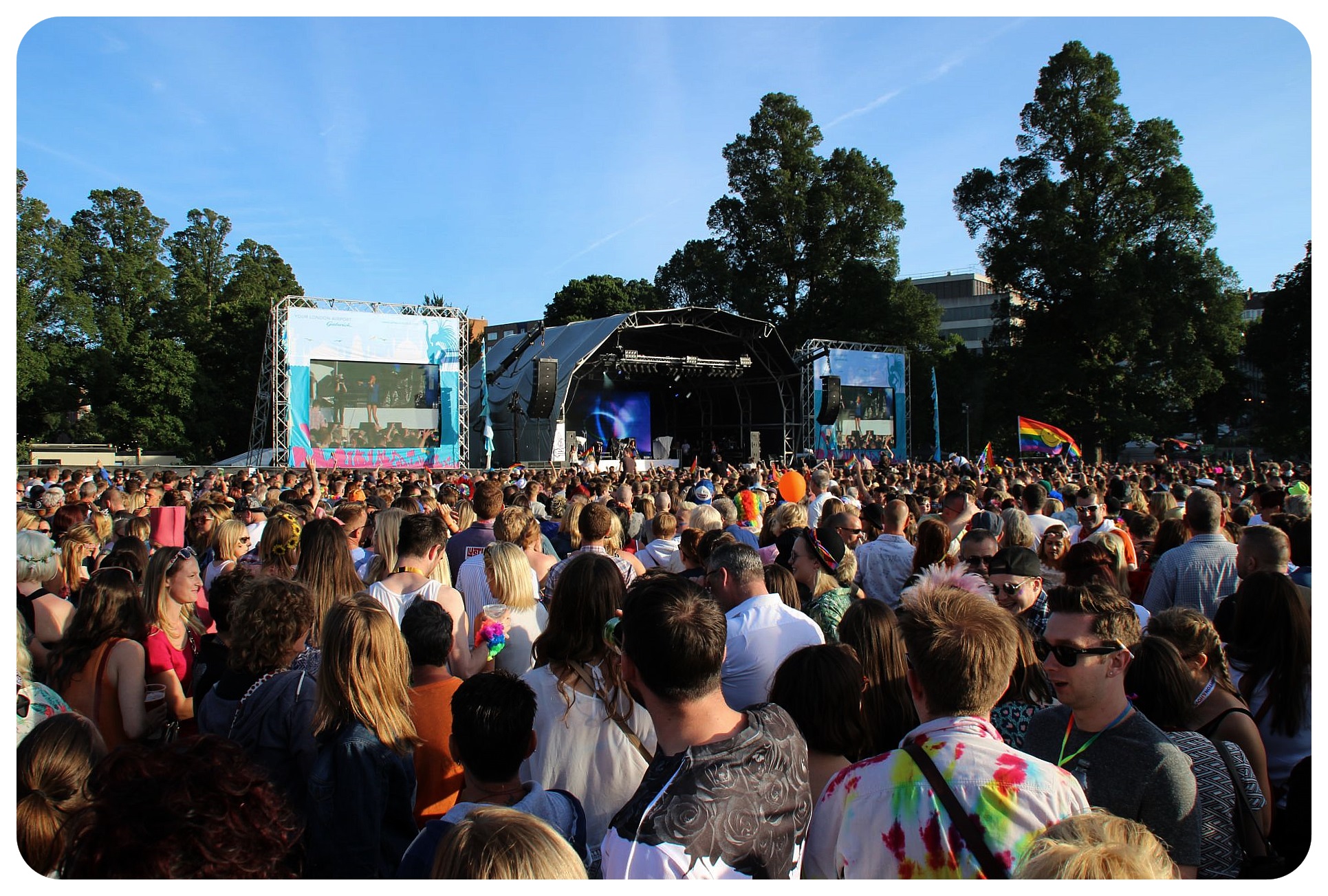 Brighton Pride festival grounds main stage1