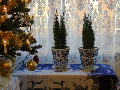Blue and white Christmas