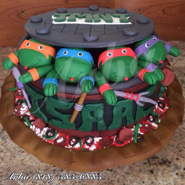 Ninja Cake by Ericka Barahona of Arba Barahona (Arba's Cake)