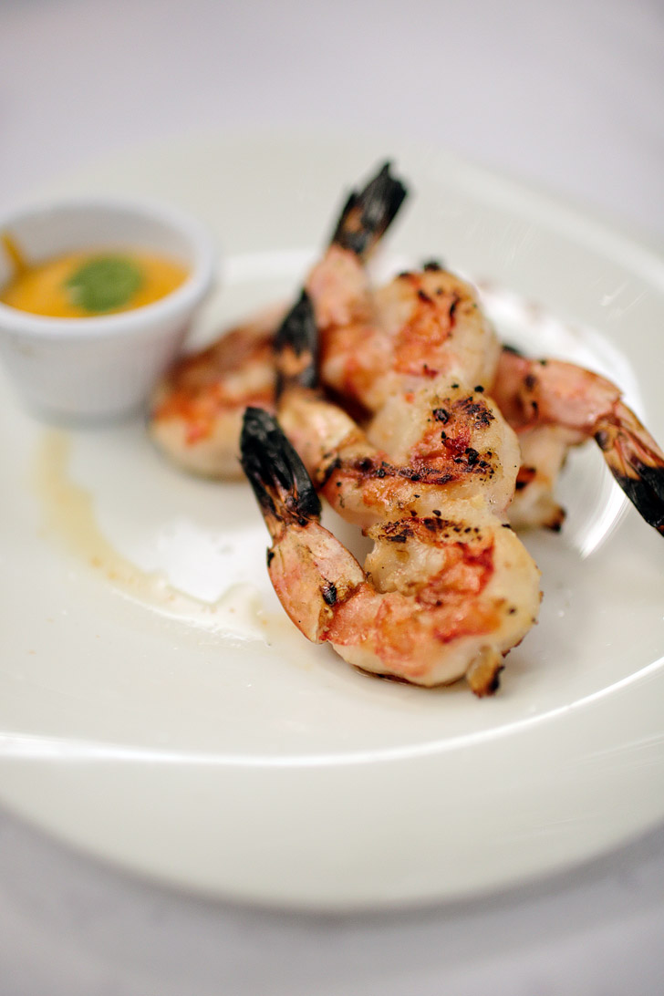 Grilled Shrimp Satay Coco Bistro Turks and Caicos / Providenciales Restaurants.