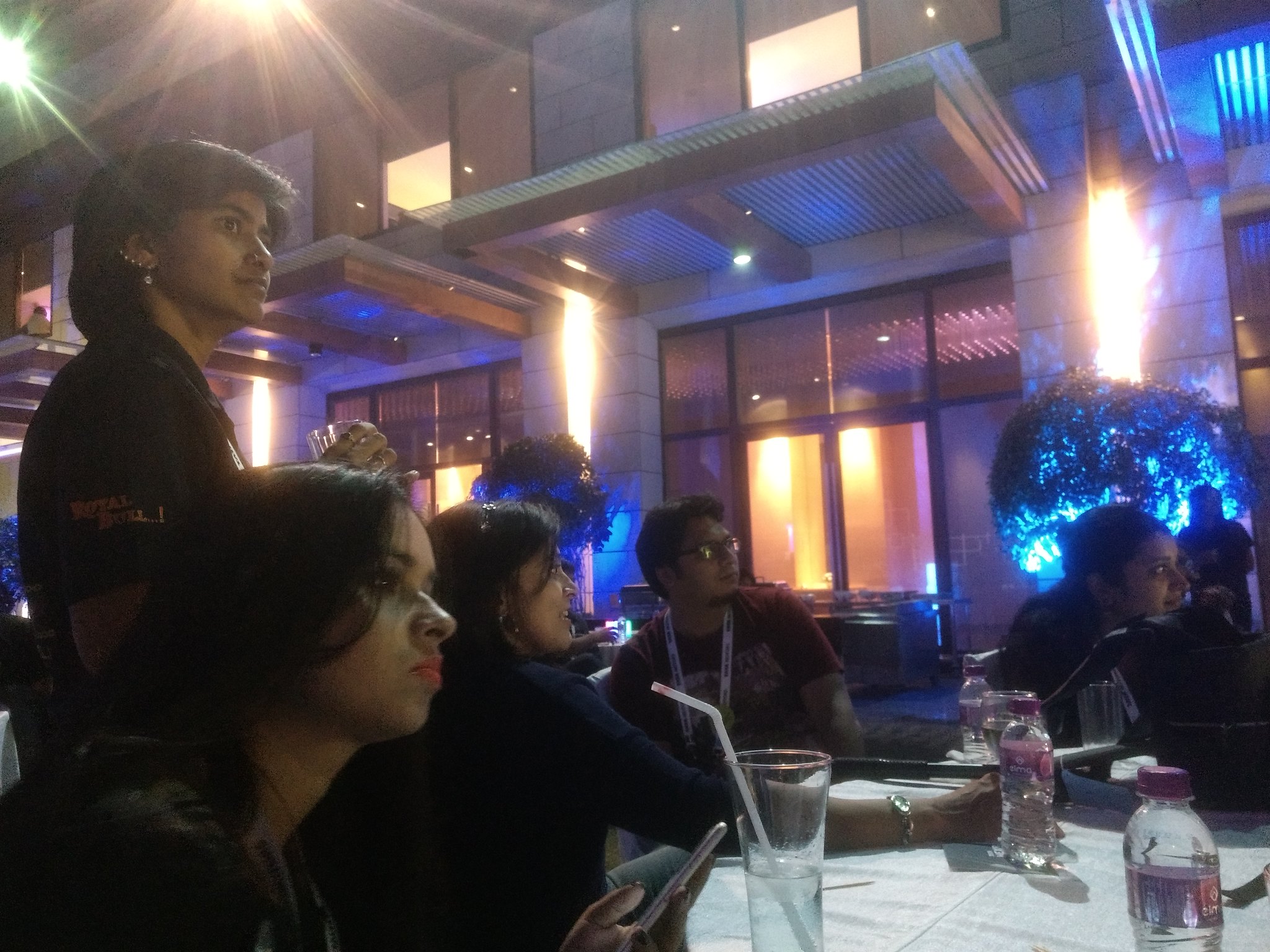 Enjoying the evening, Novotel - Hyderabad indiblogger