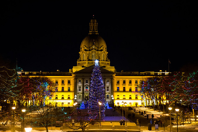 Alberta Legislature Lights