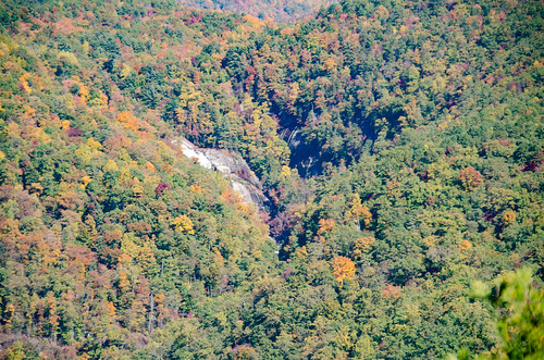 Lower Whitewater Falls from Bad Creek Overlook