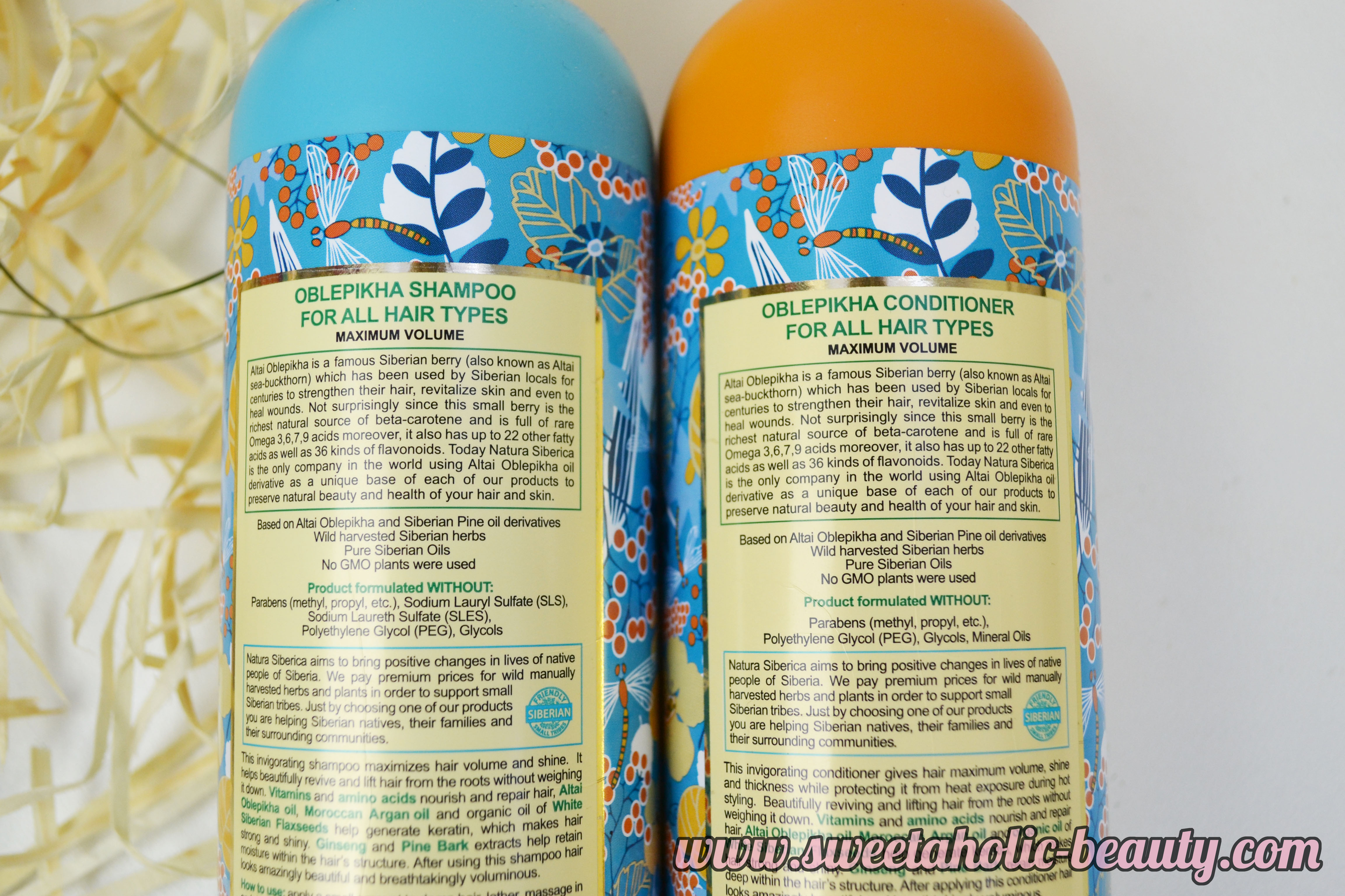 Natura Siberica Maximum Volume Oblepikha Shampoo & Conditioner Review
