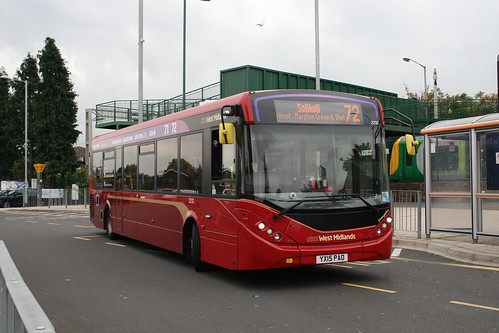NX West Midlands 2232 on Route 72, Marston Green Station