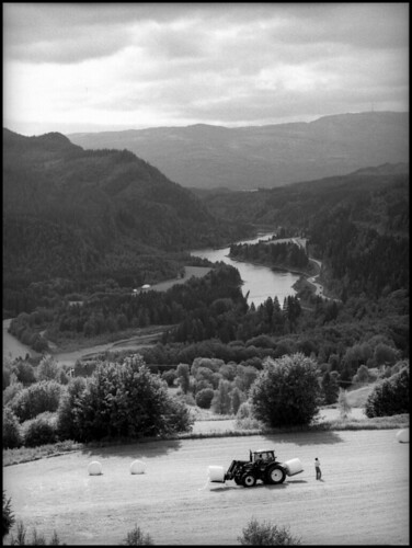 norway hills traktor lake woods skog view blackandwhite bw bwfp filmphotography analog analogexif