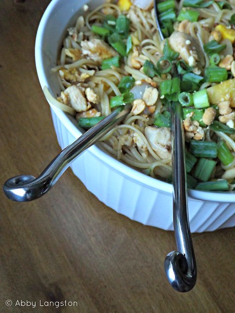 One-Pot Chili-Soy Noodles With Peanuts and Sauteed Chicken and Vegetables