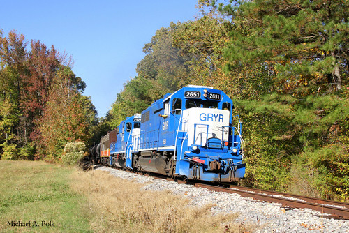 grenada railroad emd gp382 e8a gatx lease leaser gryr train freight scobey mississippi ms subdivision milepost 480 covered wagon