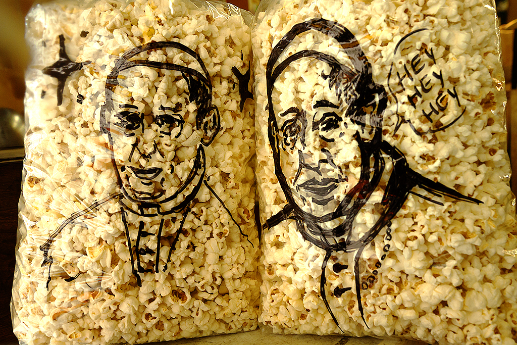 Pope Francis popcorn--Center City