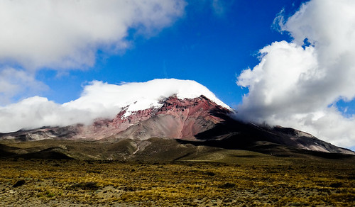 volcano ecuador glacier volcan chimborazo icecap équateur