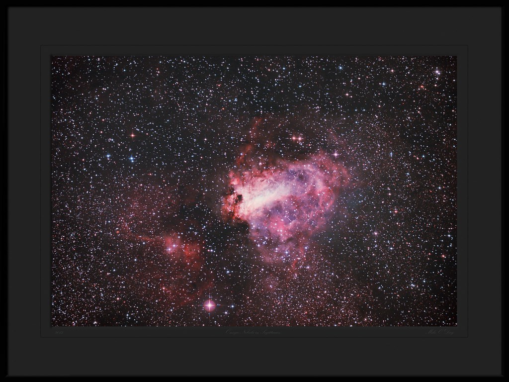 Omega Nebula in Sagittarius - by Mike O'Day ( 500px.com/MikeODay )