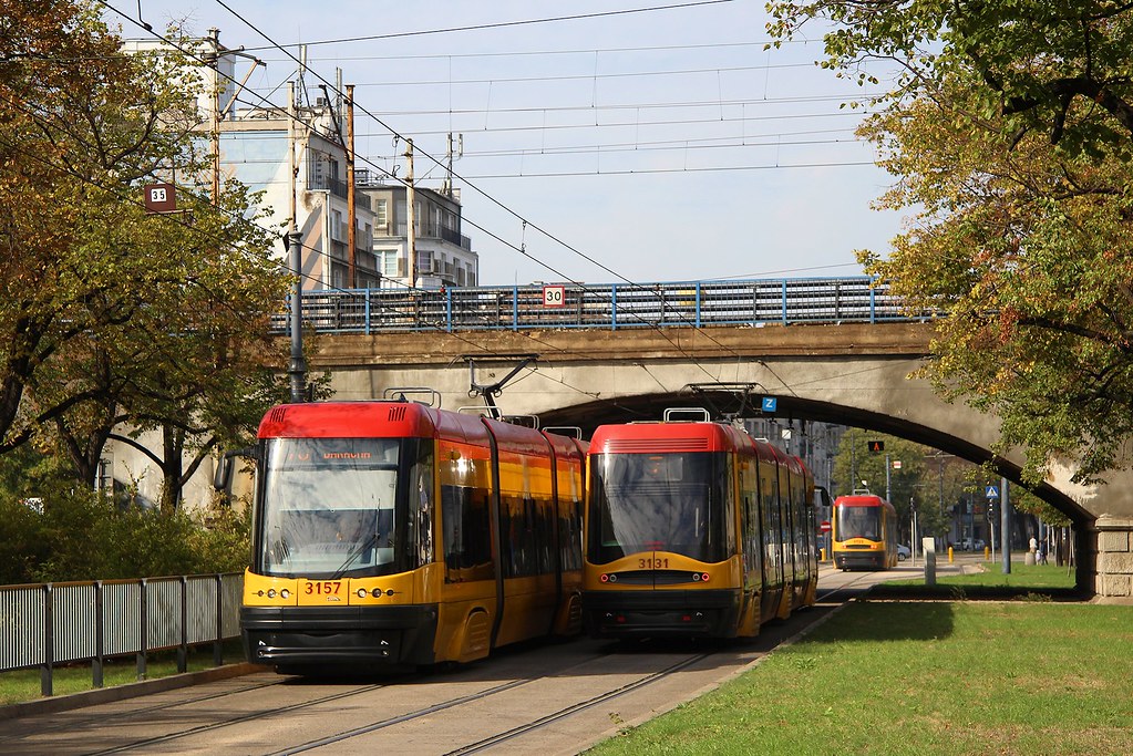 Trams in Warsaw