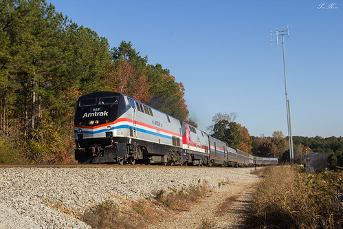 amtrak train passenger ge p40dc p42dc phase iii heritage veterans cp taylor alabama division east end district ns railroad