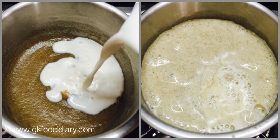 Badam Ragi Green gram malt - health mix powder for baby & toddlers - step 3