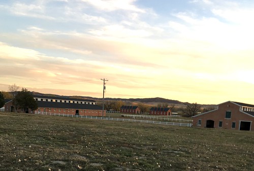 fort robinson nebraska barns horse brick sunset