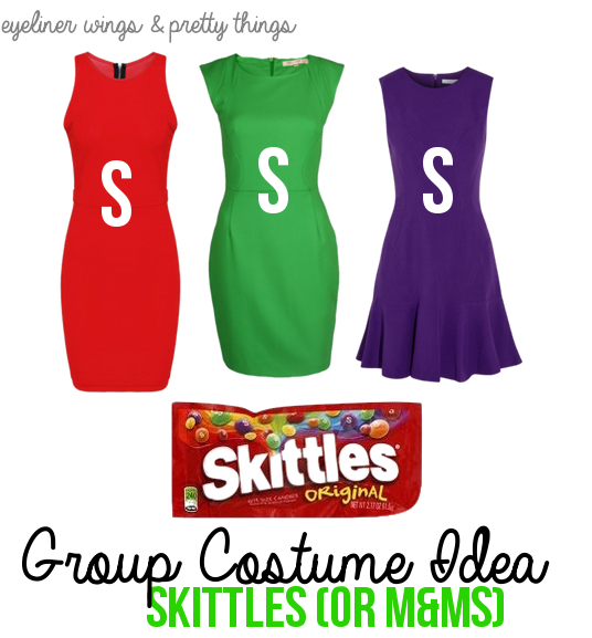 Easy College Group Costume Ideas - Skittles // eyelinerwingsandprettythings