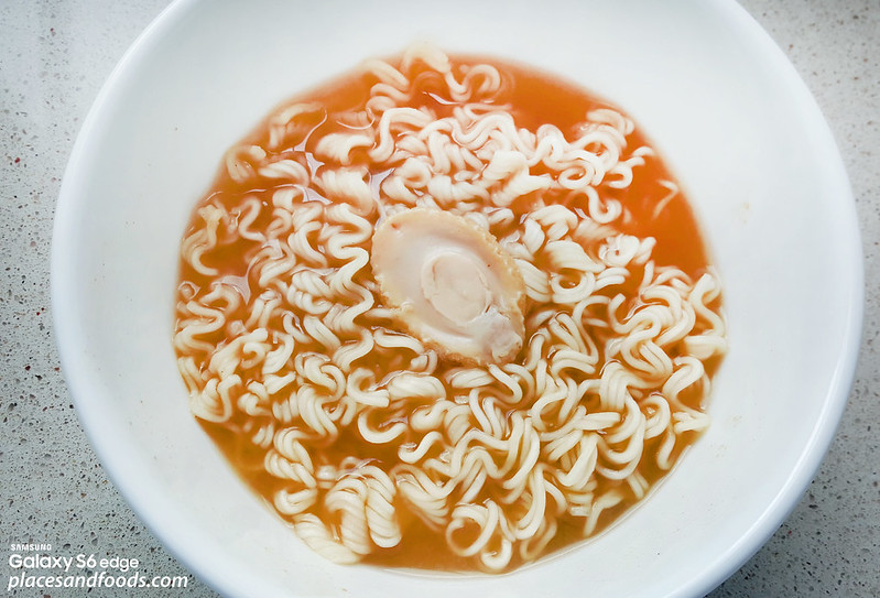 A1 Abalone Instant Noodle cooked
