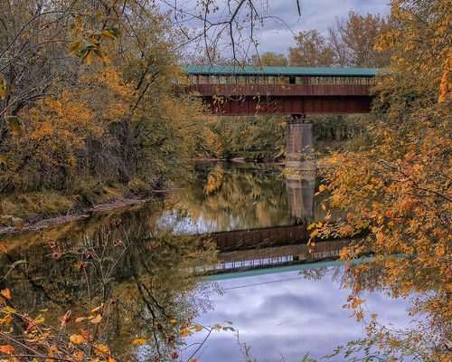 ohio fall fallfoliage coveredbridges