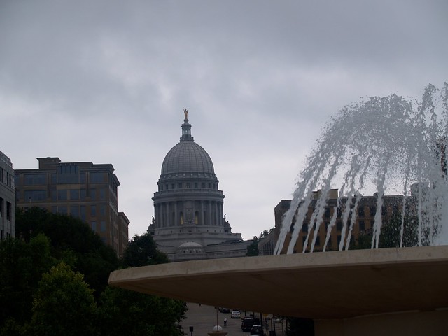 Madison, WI-capital from terrace