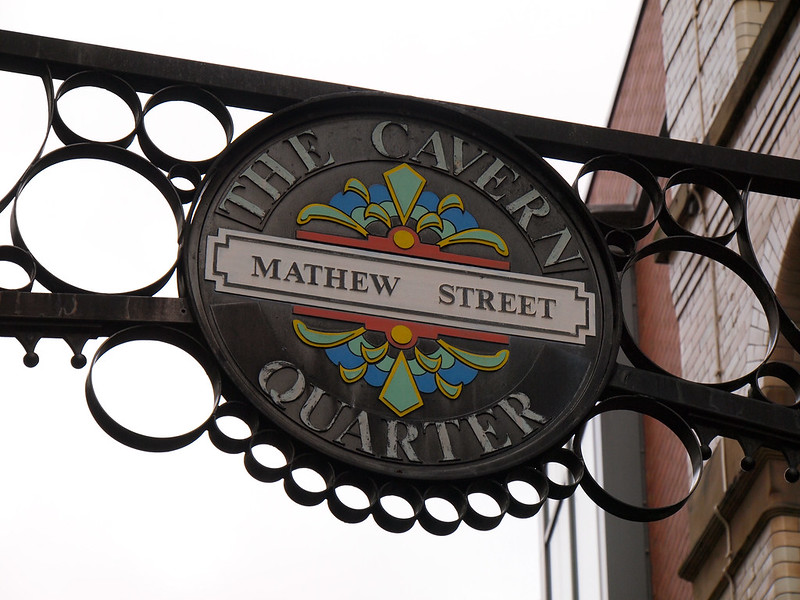 Mathew Street in Liverpool