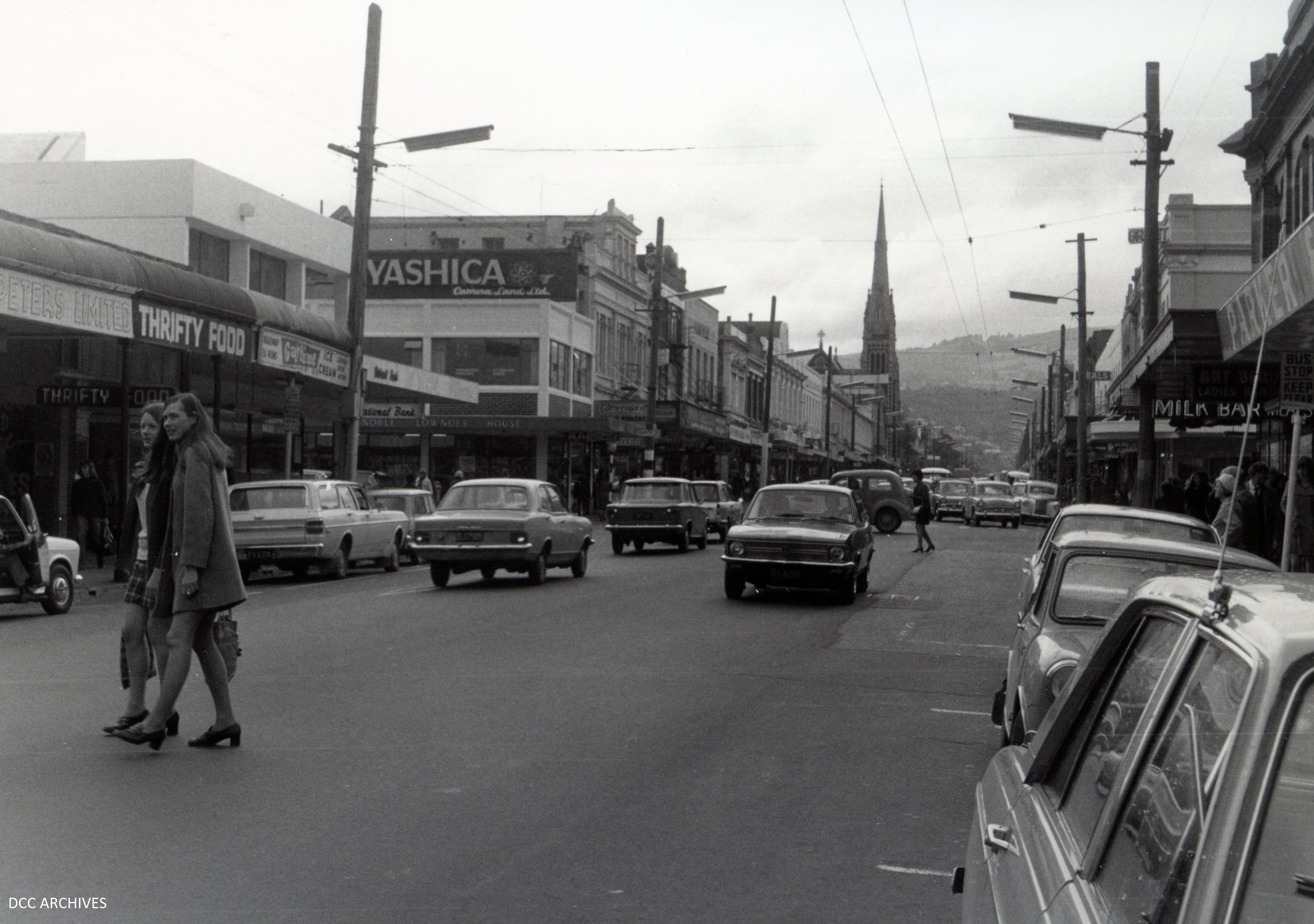 George Street, near intersection of Hanover Street, 1972