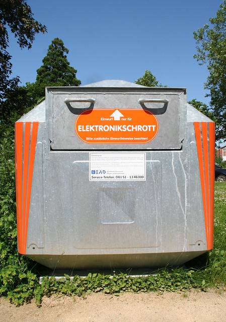 Elektroschrott-Container