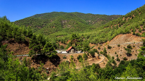 road mountain tree green church canon landscape view outdoor cyprus chapel ef35350mmf3556lusm