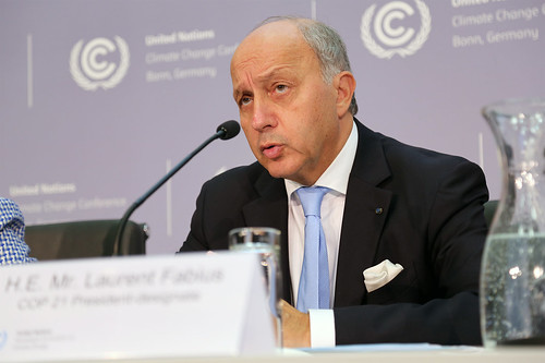 Mr Laurent Fabius, Foreign Minister of France and COP 21 President-designate
